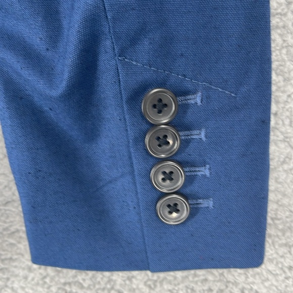 Everlane Performance Chino blazer navy blue with black spots two button men’s 38 - Picture 12 of 12